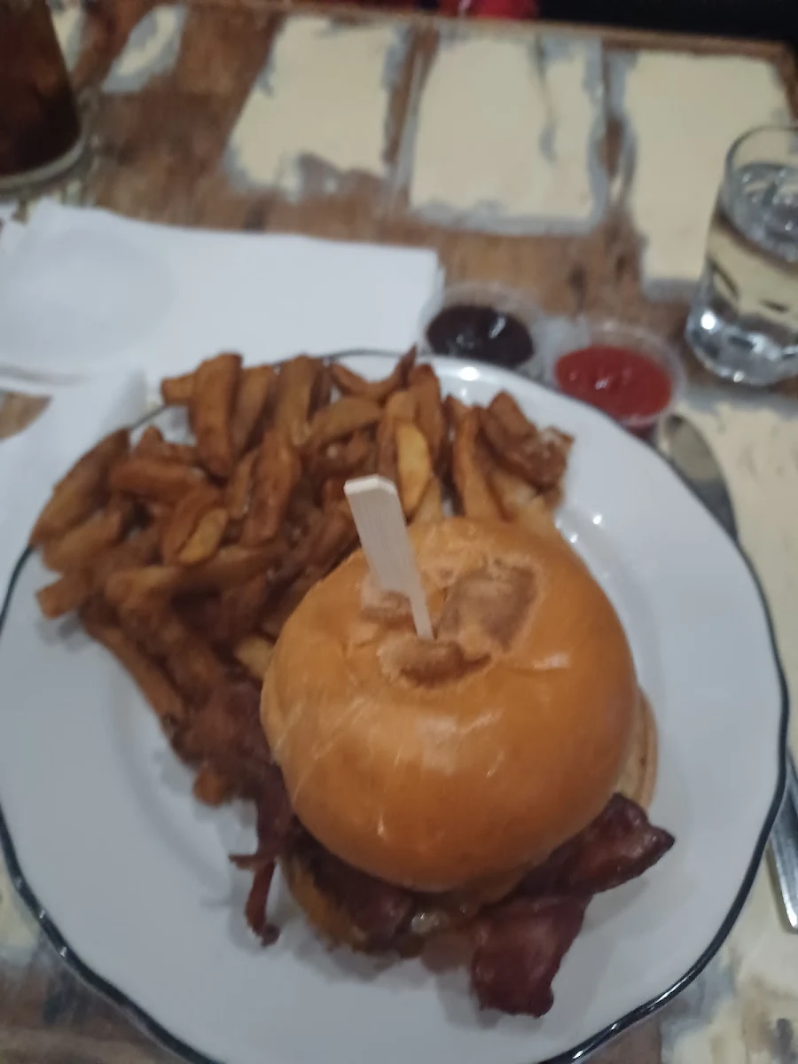 Burger and Fries