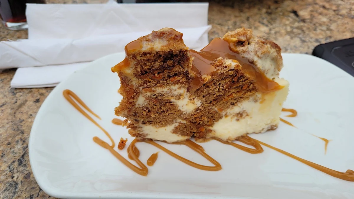 Carrot Cake Cheesecake Slice