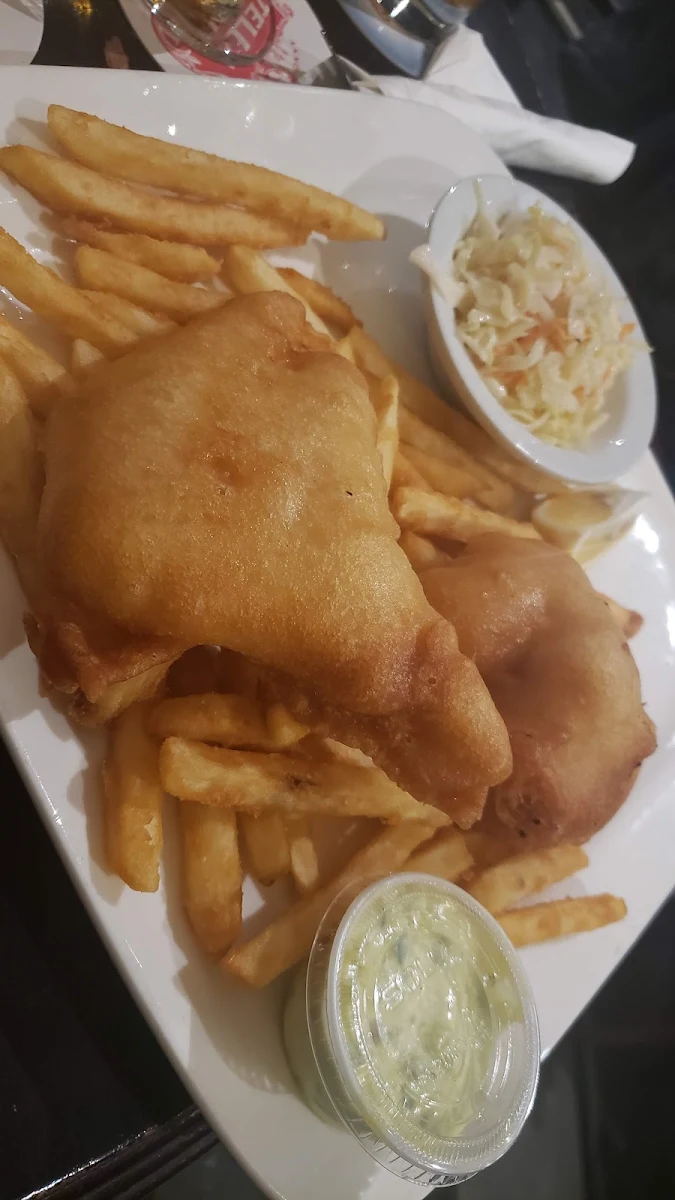English-Style Beer Battered Fish & Chips