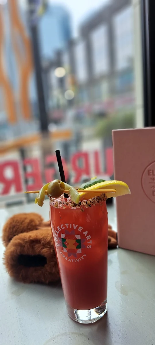 Garnish with Olives Virgin Caesar