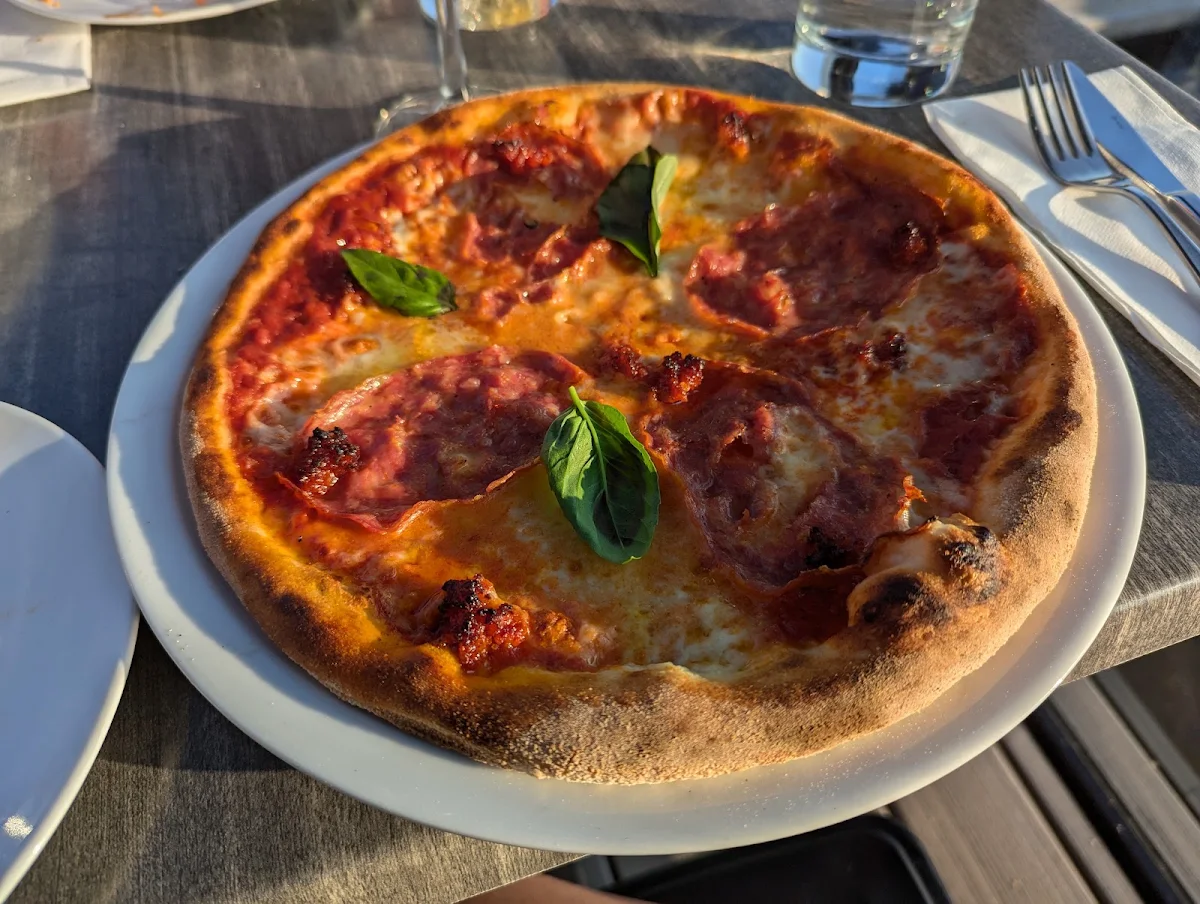 Pepperoni and Sausage Pizza