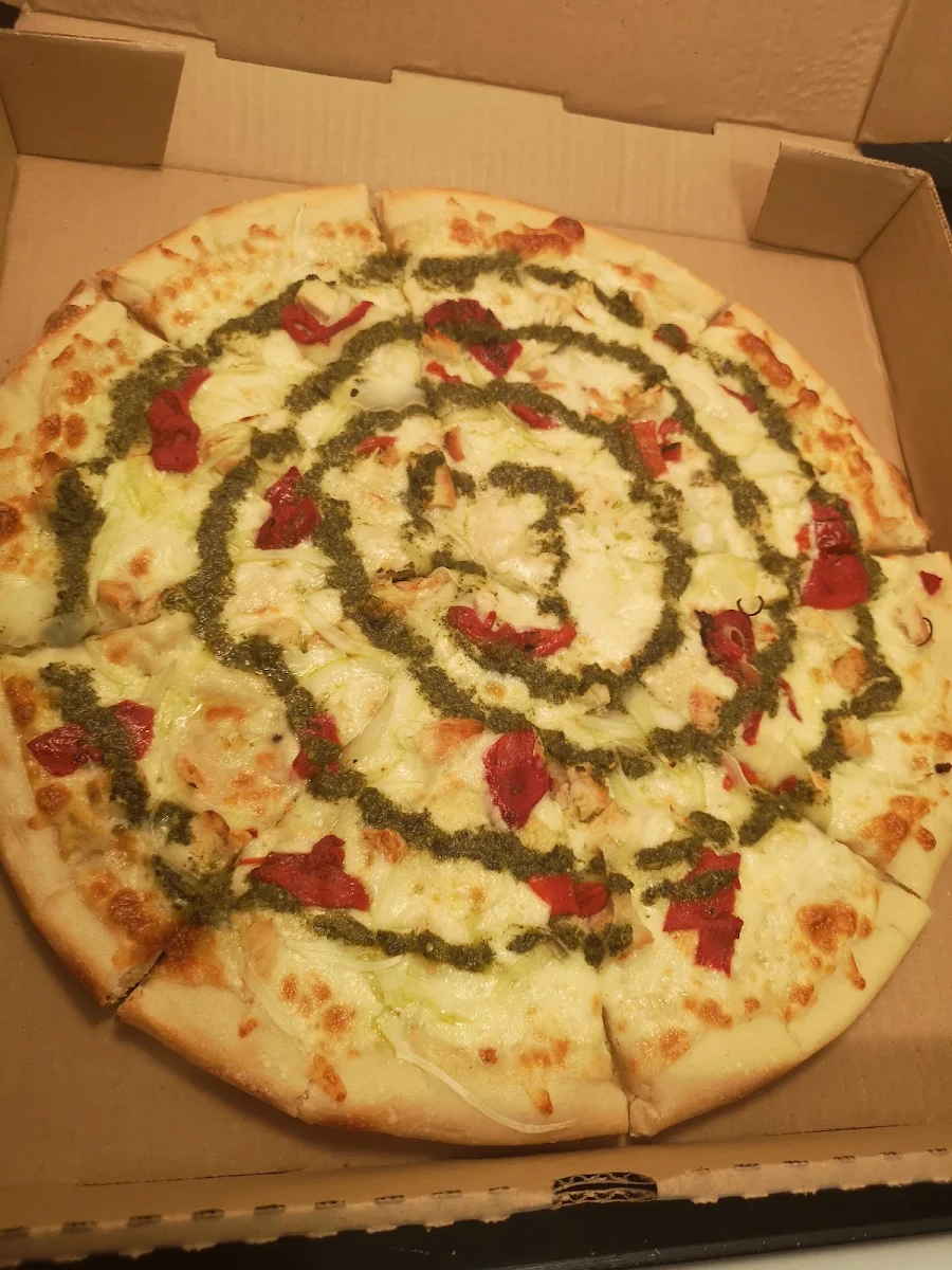 Pesto Chicken Pizza