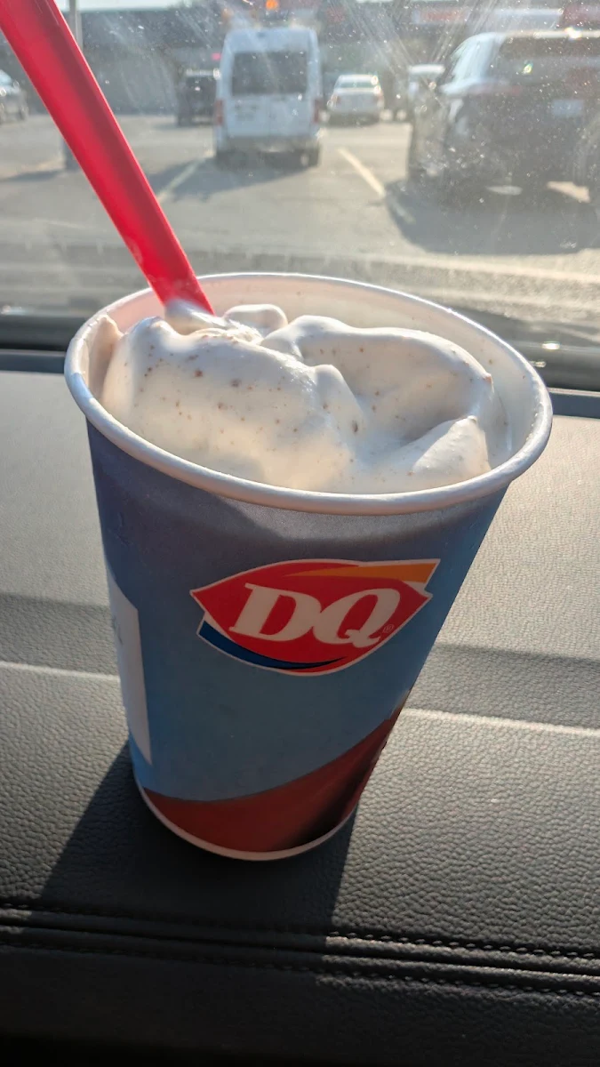 Strawberry Cheesecake and Chocolate Cookie Dough Blizzards