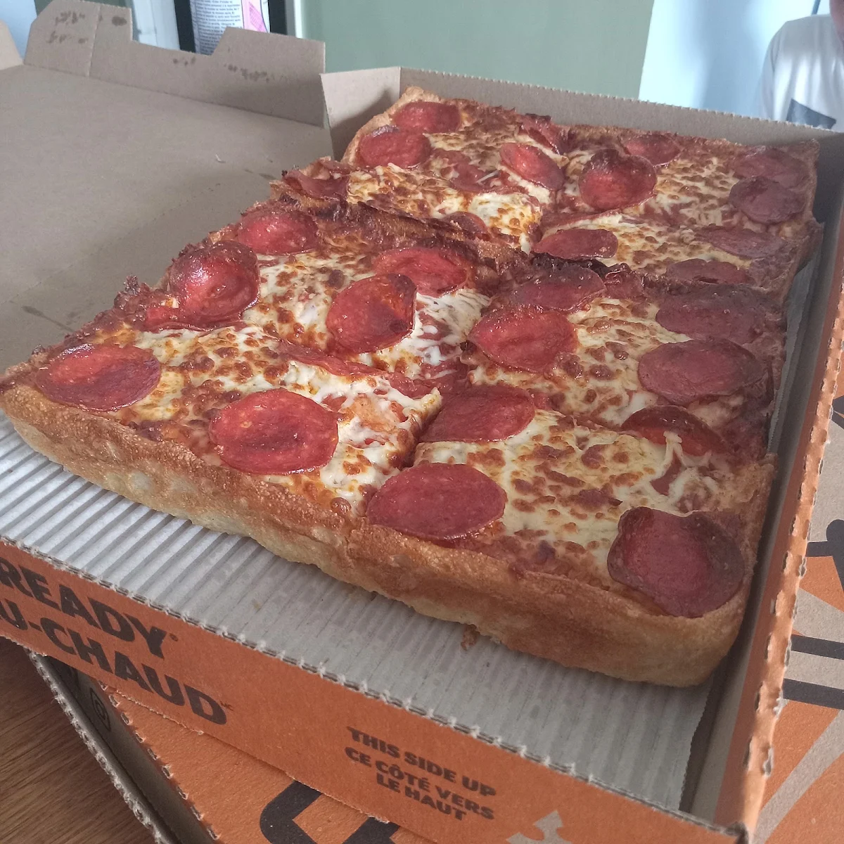 Deep Dish Pepperoni Pizza