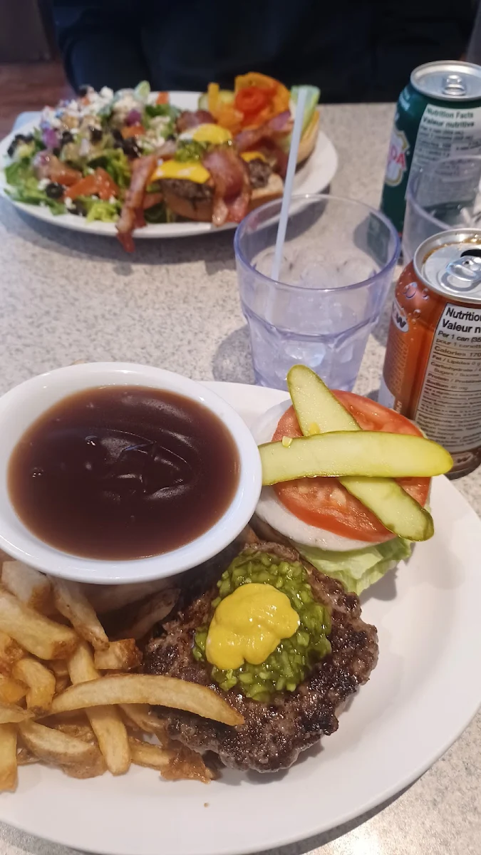 Burger and Fries