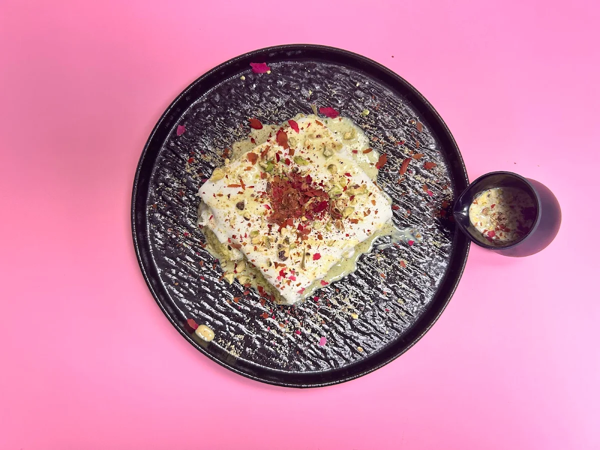Pistachio Rose Milk Cake