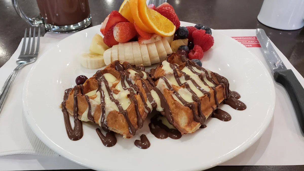 Fresh Fruit Waffle