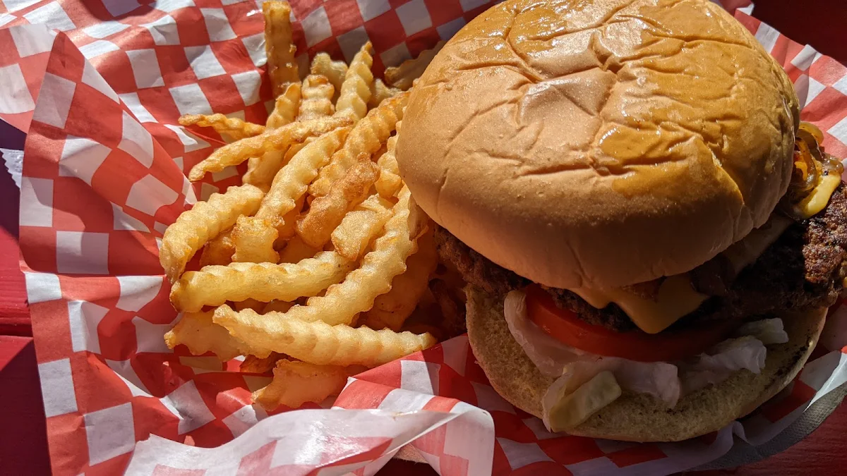 Burger and Fries