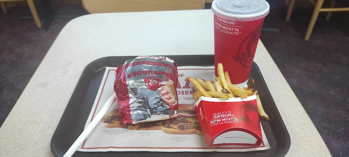 Dave Double Cheeseburger Combo