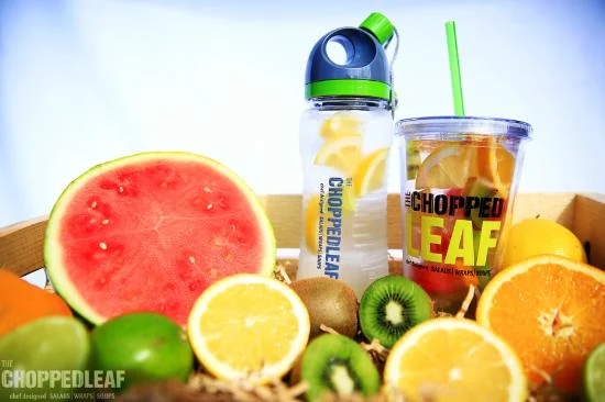 Strawberry Lemon Chopped Water