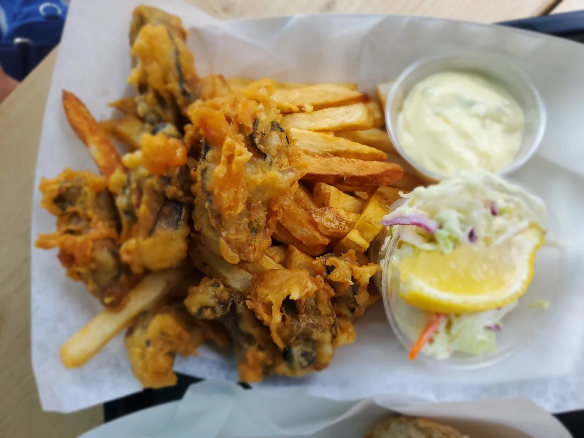 Deep Fried Oysters and Chips