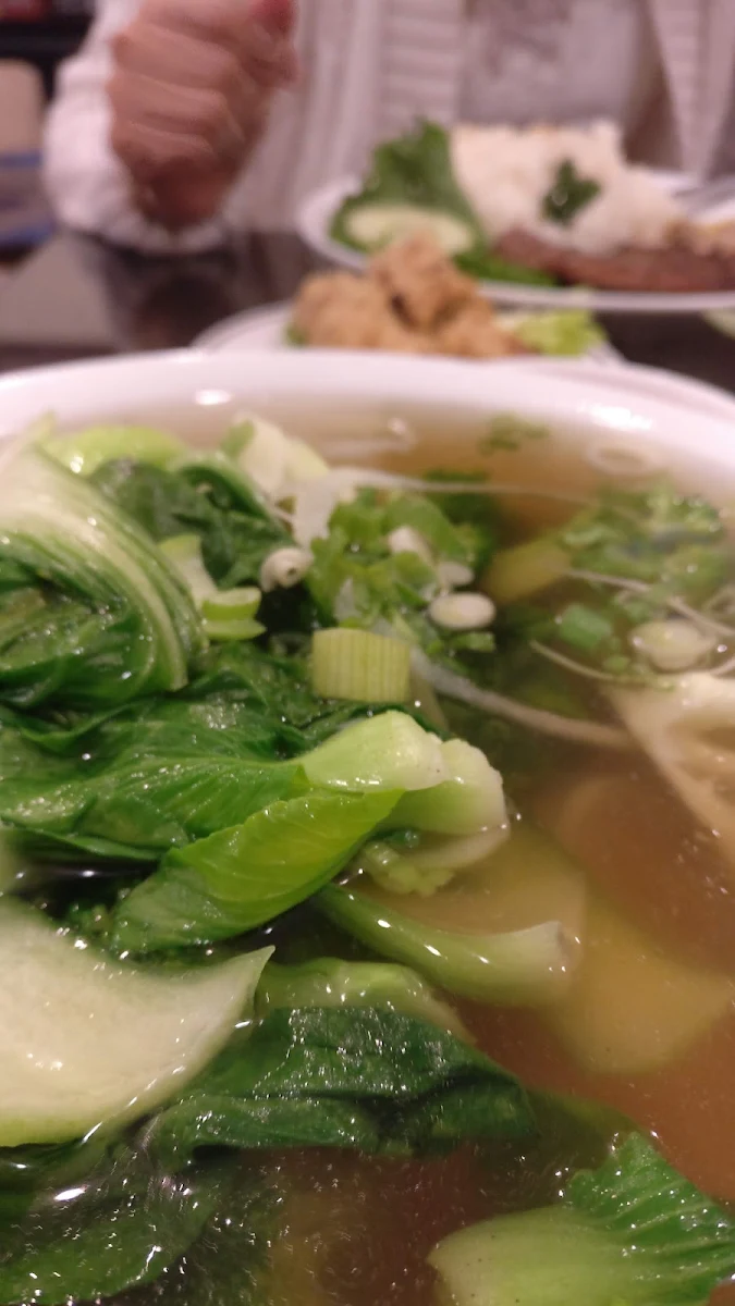Veggie and Tofu Noodle Soup
