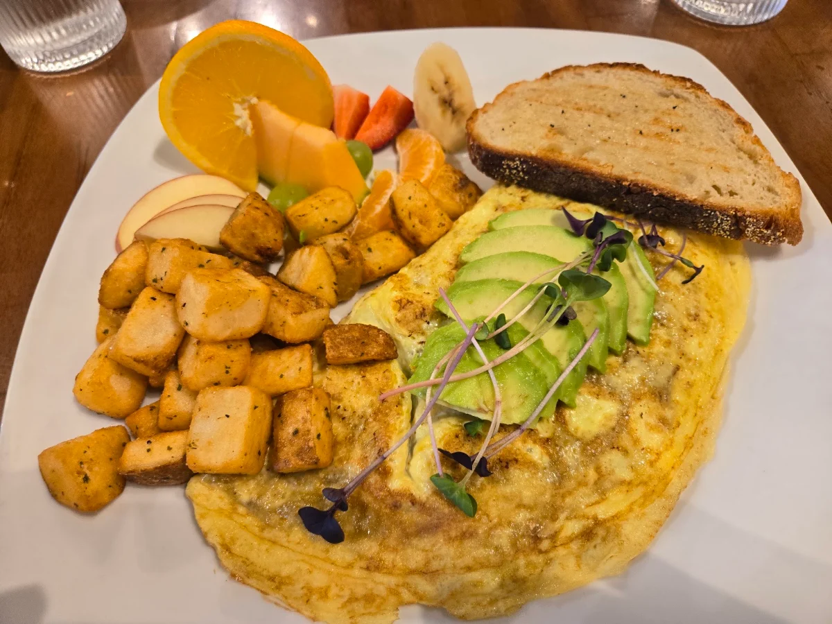 Bacon and Avocado Omelette