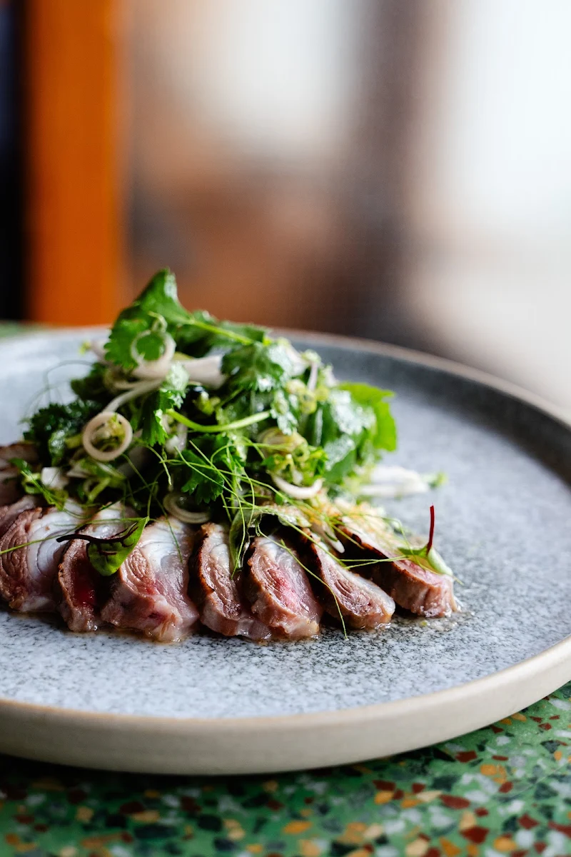 Grilled Pork Coppa Nahm Tok Salad