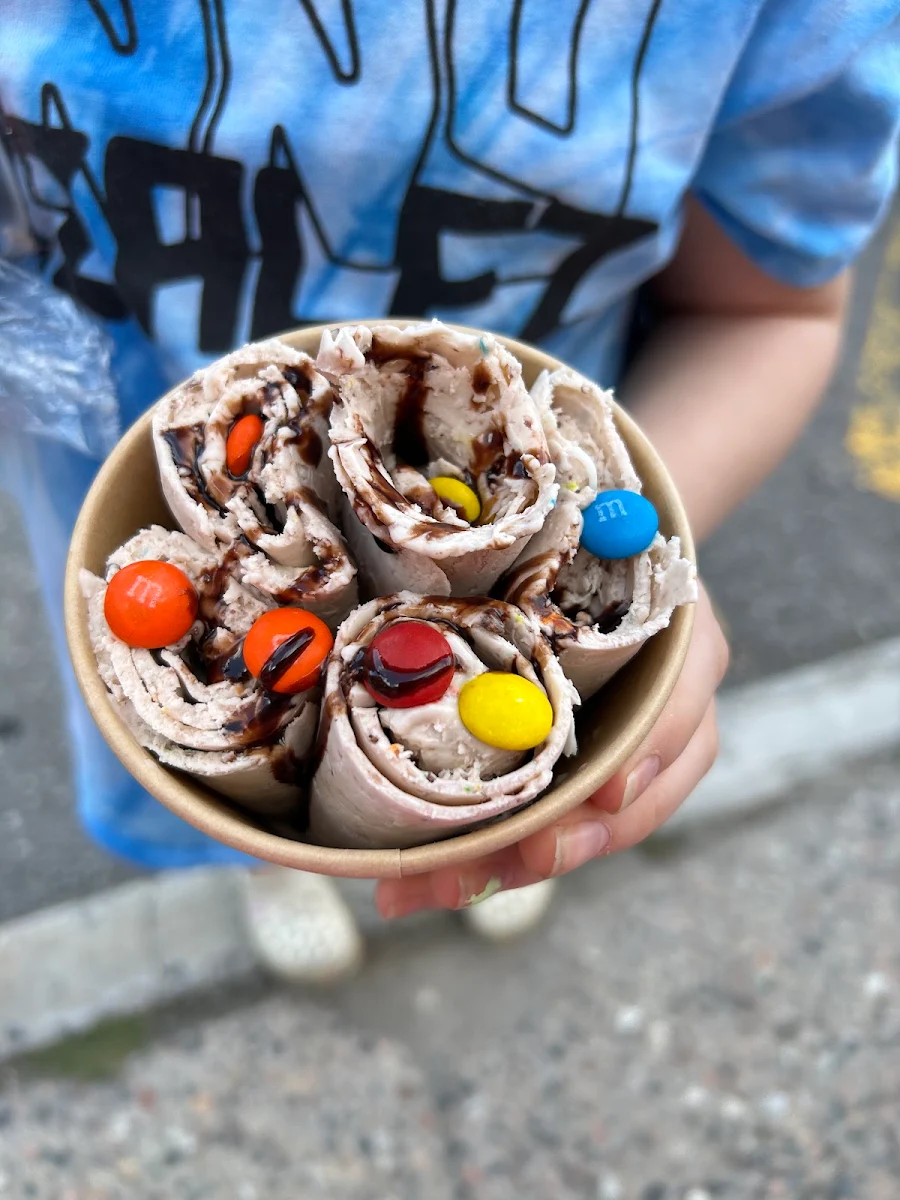 Swiss Chocolate Rolled Ice Cream