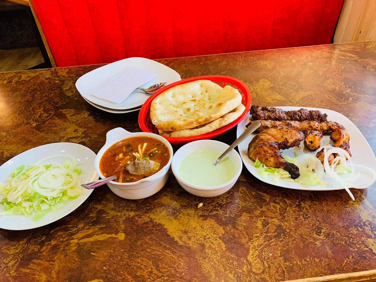 Kebab Platter Naan