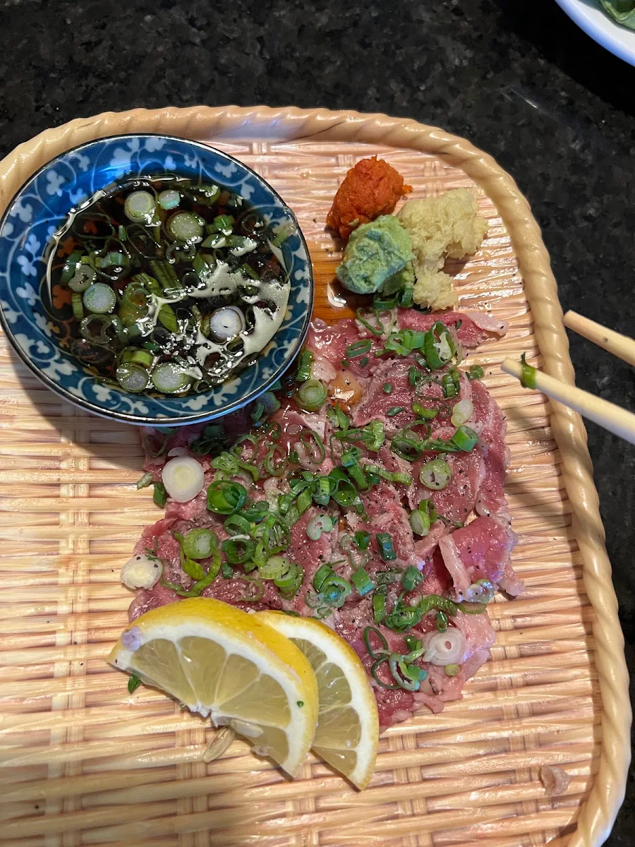 Seared Beef Sashimi