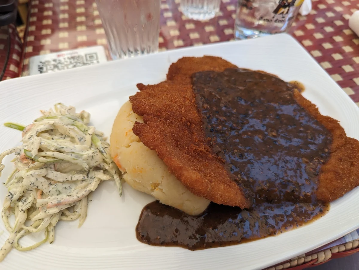 Peppercorn Pork Schnitzel