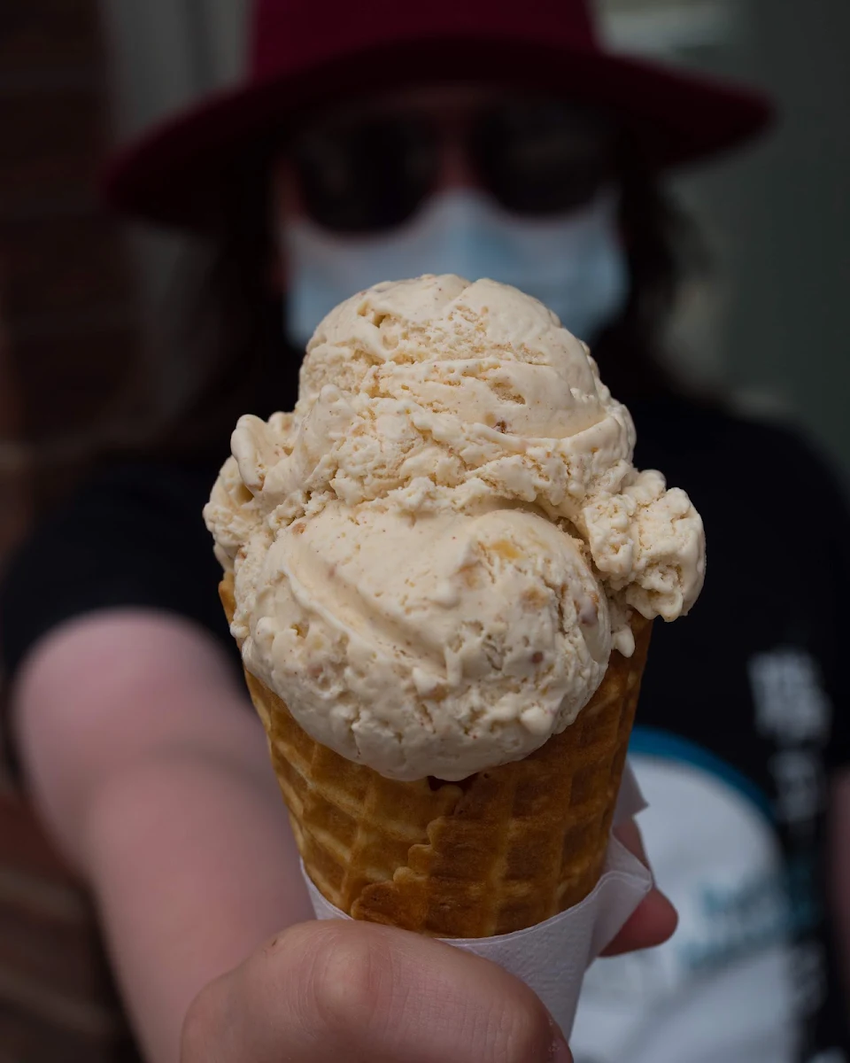 Apple Pie Ice Cream Waffle Cone
