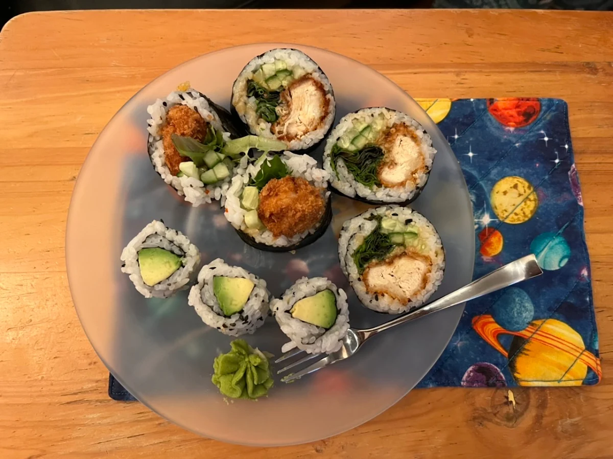 Breaded Chicken and Cucumber