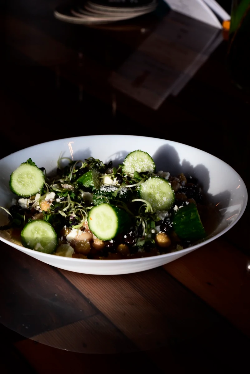 Charred Avocado & Black Beans