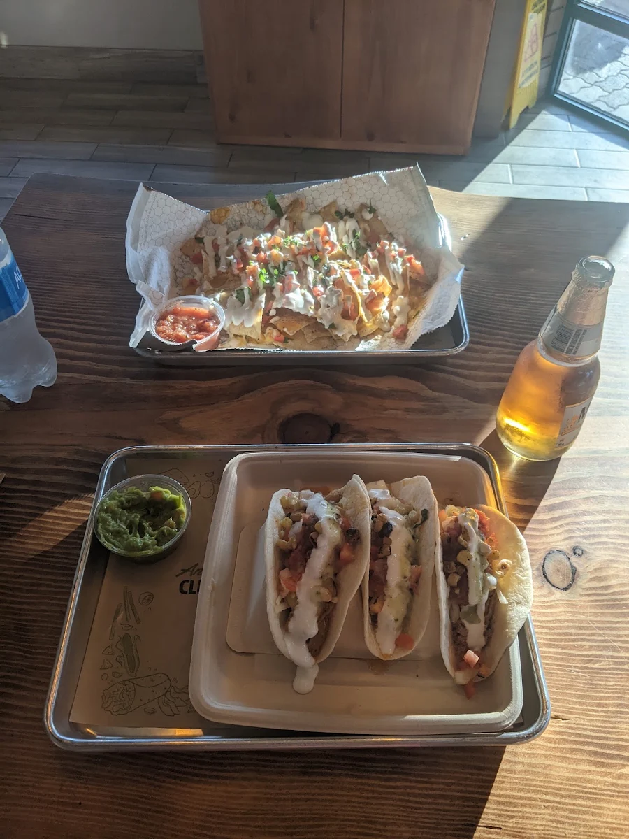 Taco Trio and Nachos