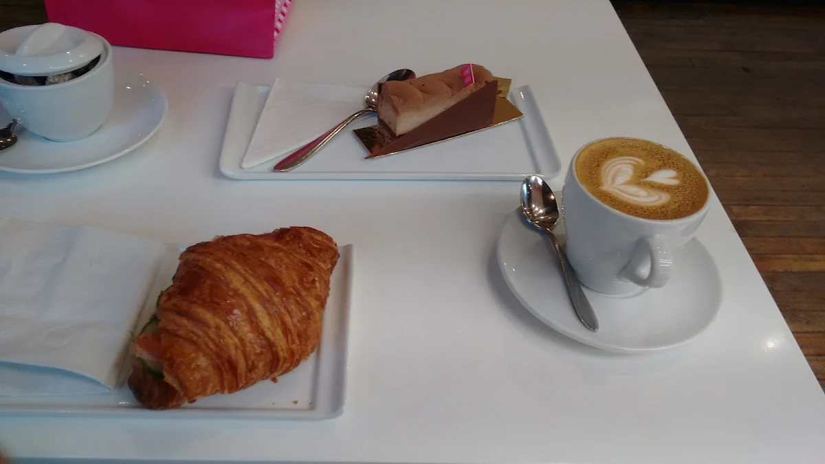 Salmon Cheese Cream Croissant Sandwich