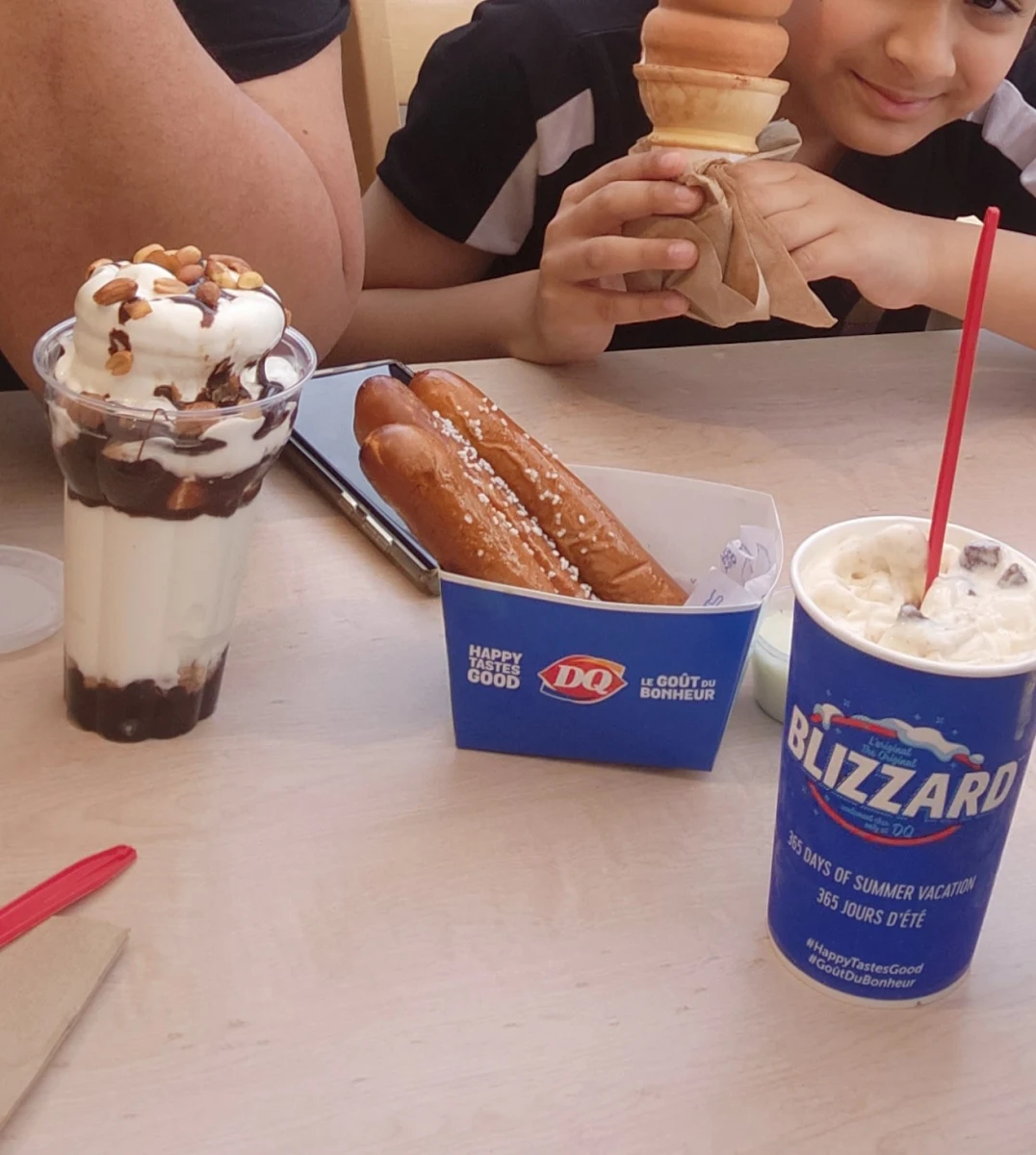 Caramel Chocolate & Cheesecake Blizzard Chocolate Parfait
