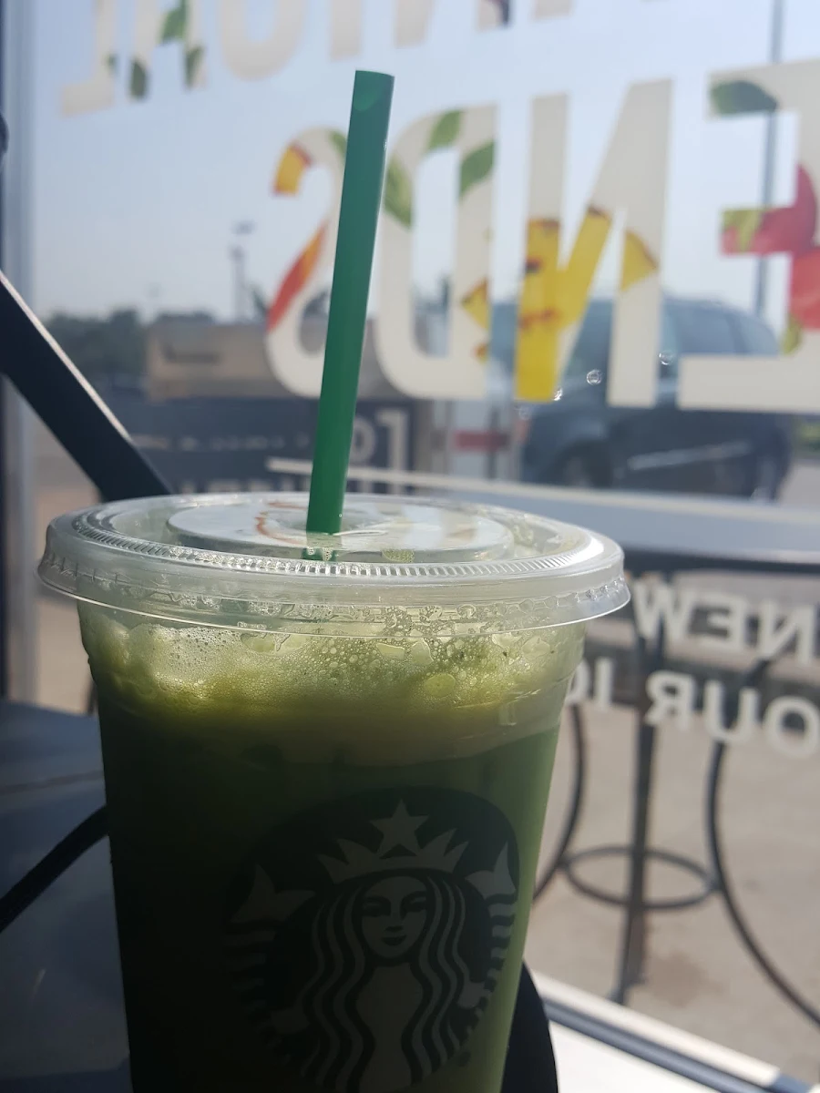 Iced Green Tea Latte