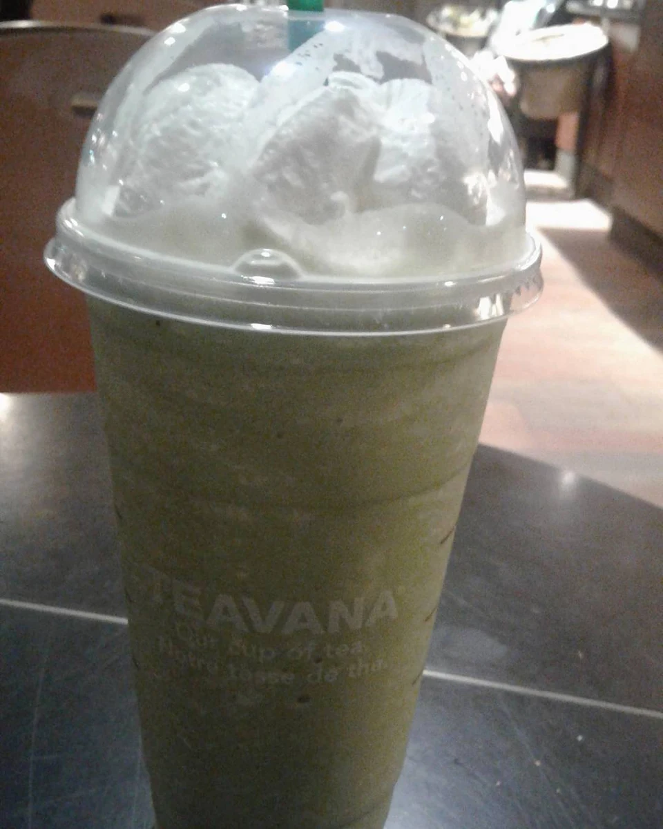 Iced Mango Cream Matcha