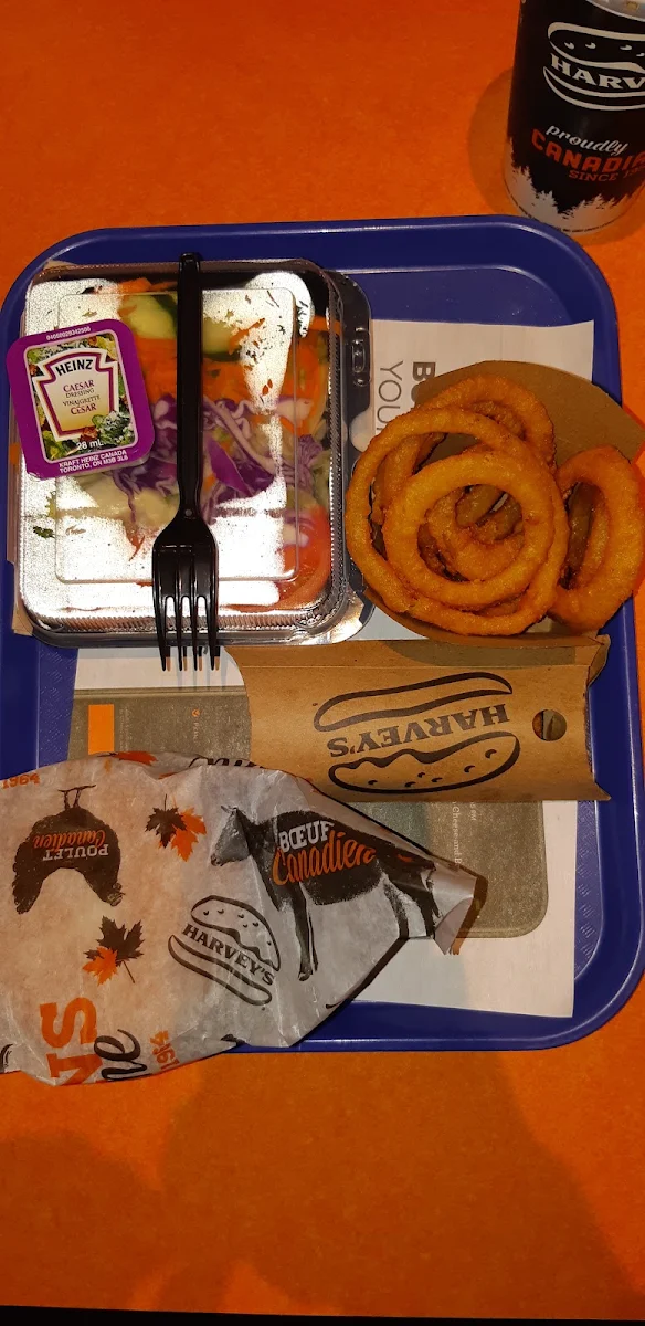 Salad N Onion Rings