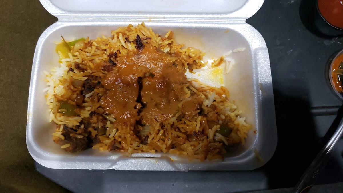 Steak Biryani Rice, Taste of India Restaurant