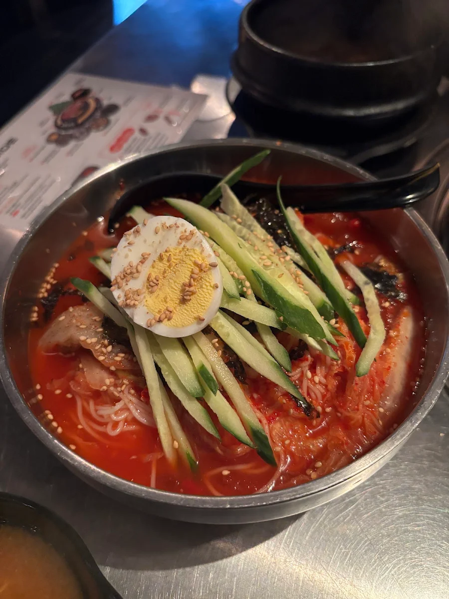 Kimchi Cold Noodle Soup