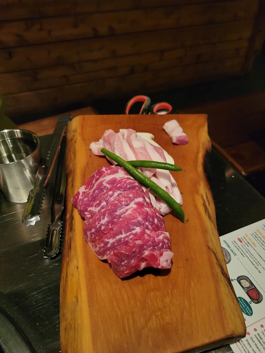 Pork Jowl and Beef Rib