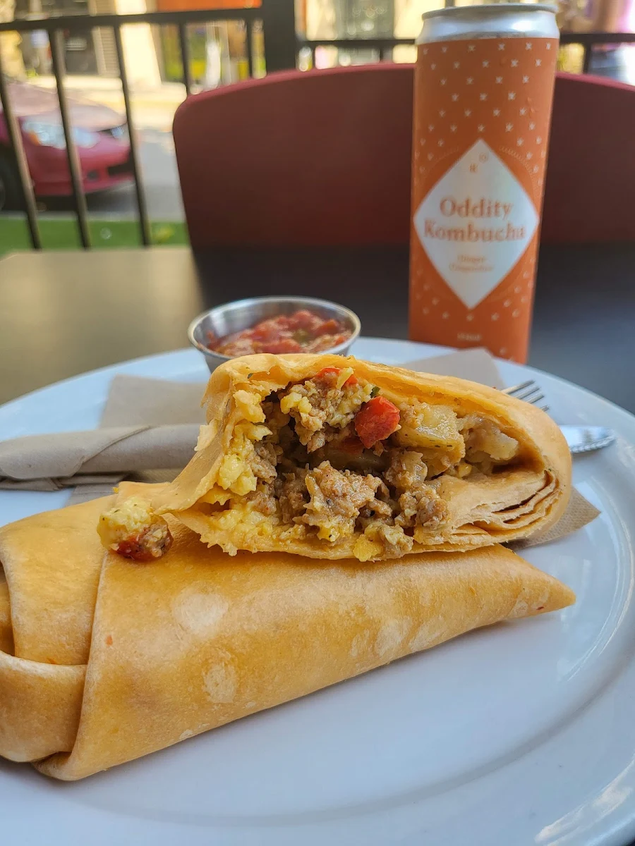 Turkey Chorizo Burrito