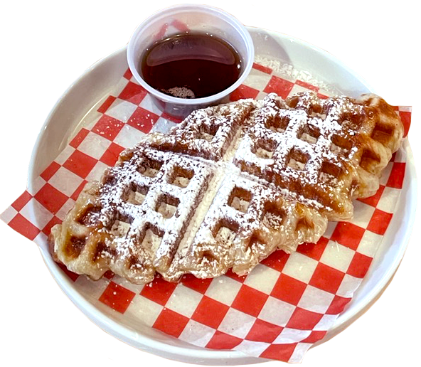 Croffle with Whipped Cream