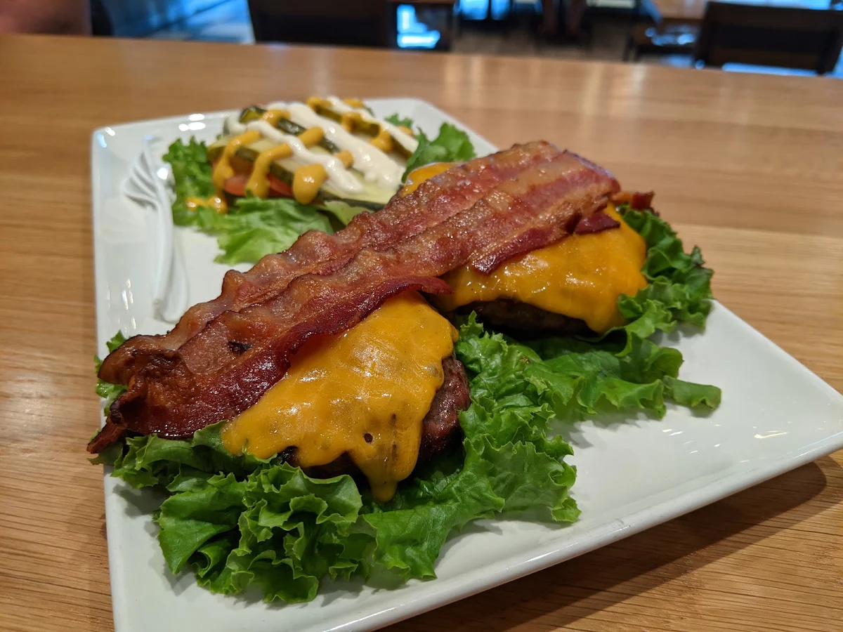 Double Bacon Cheeseburger No Bun