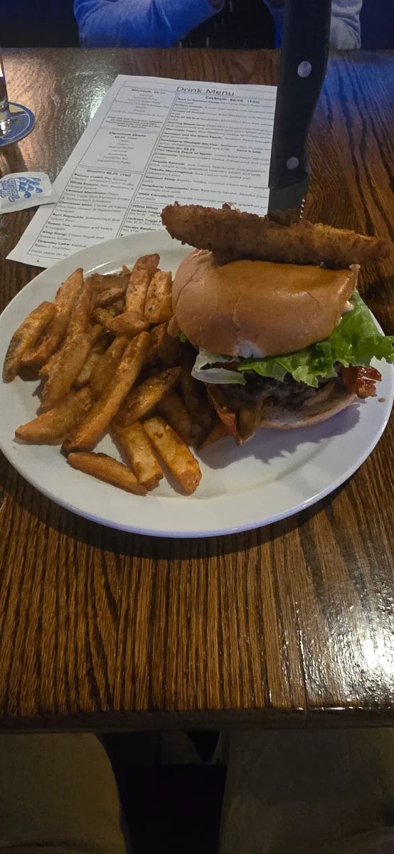 Bacon Burger with Peanut Butter