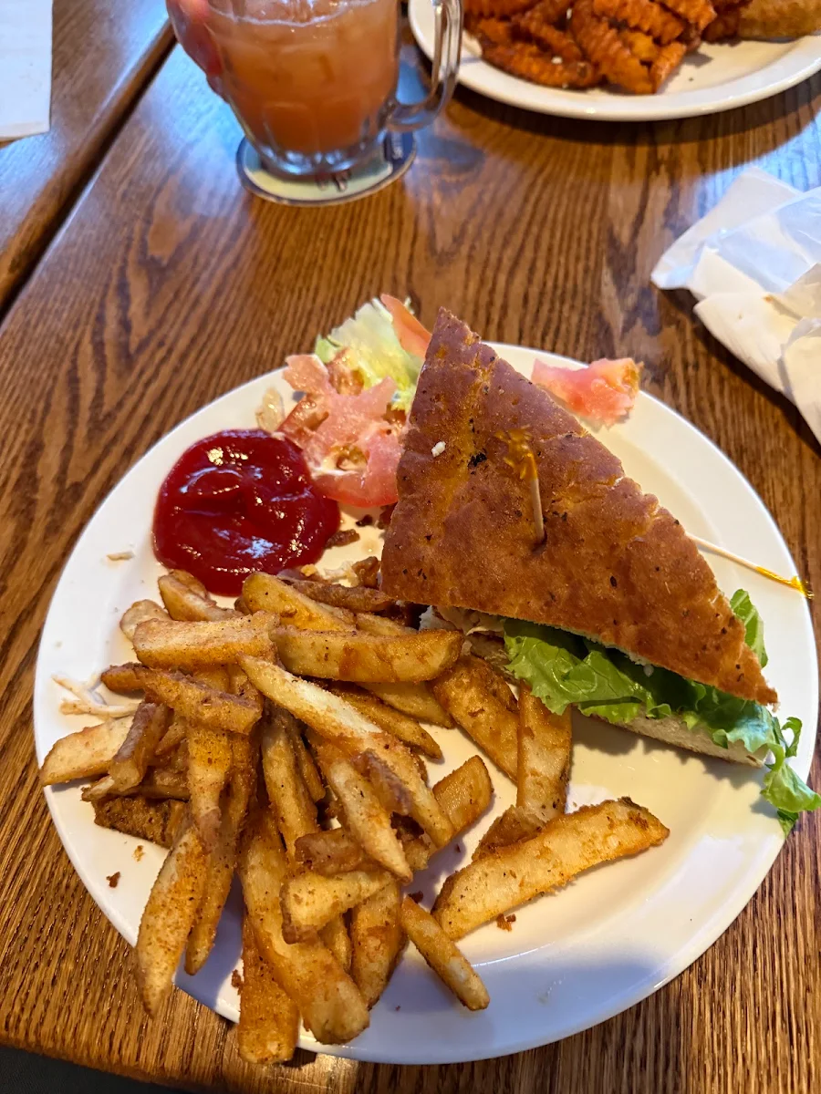 Club Sandwich with Fries