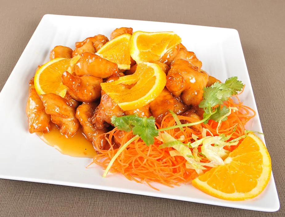 Orange Glazed Crispy Chicken