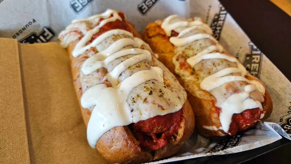 Meatball Sub w Ranch Drizzled on Top