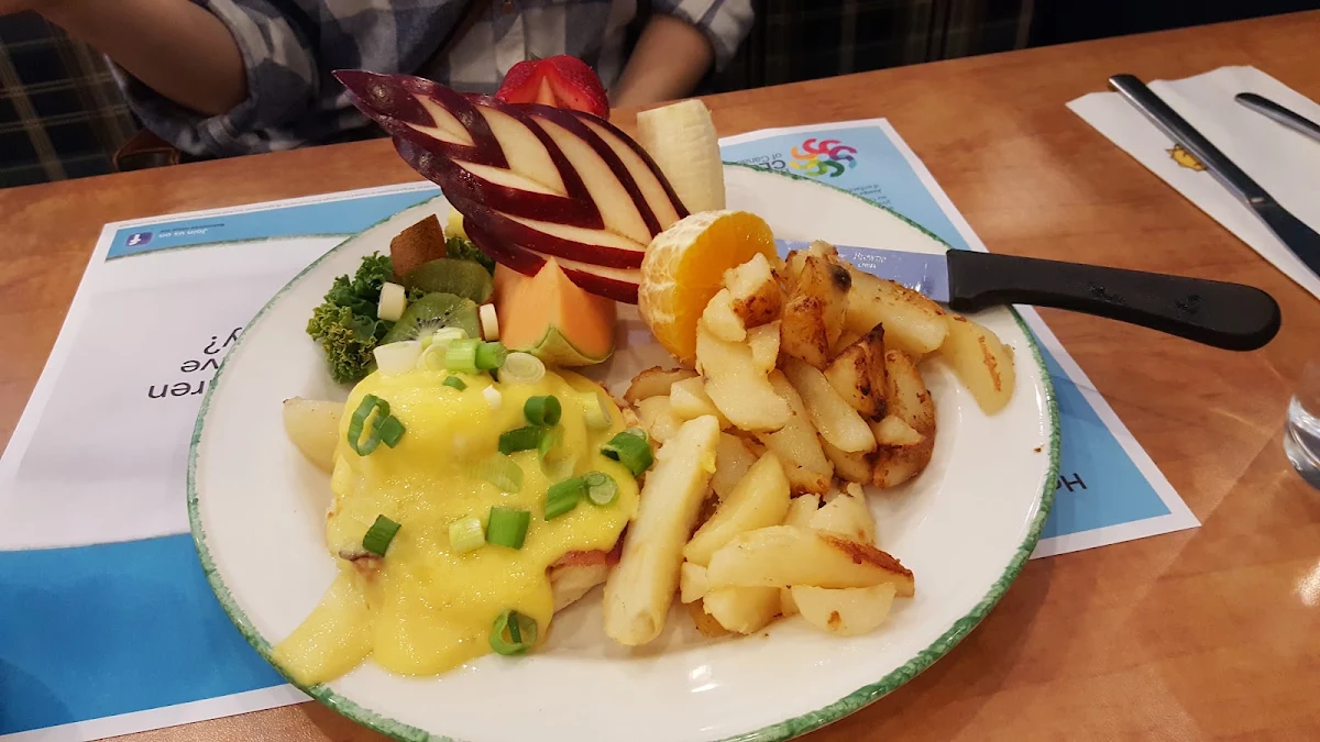 Egg Benedict, Cora Breakfast and Lunch Kensington