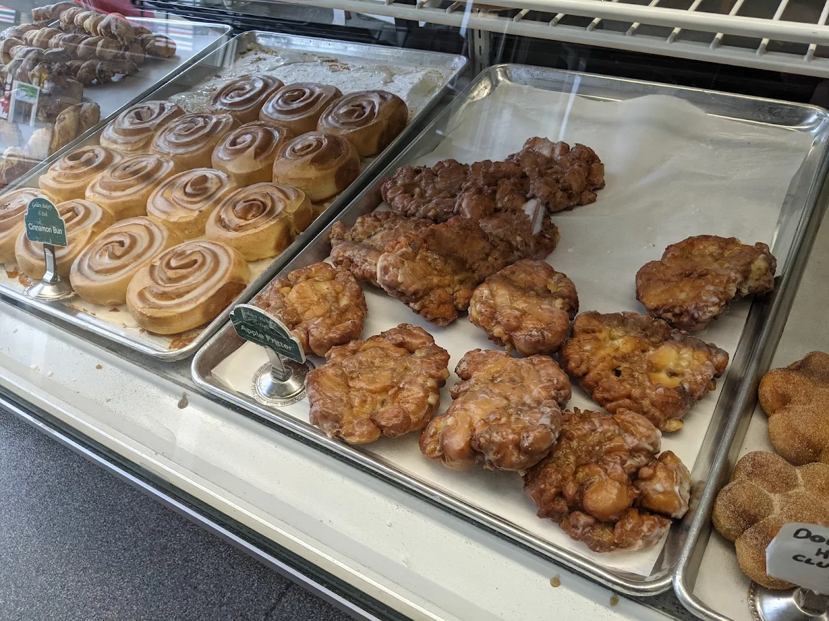 Apple Fritter and Cinnamon Bun