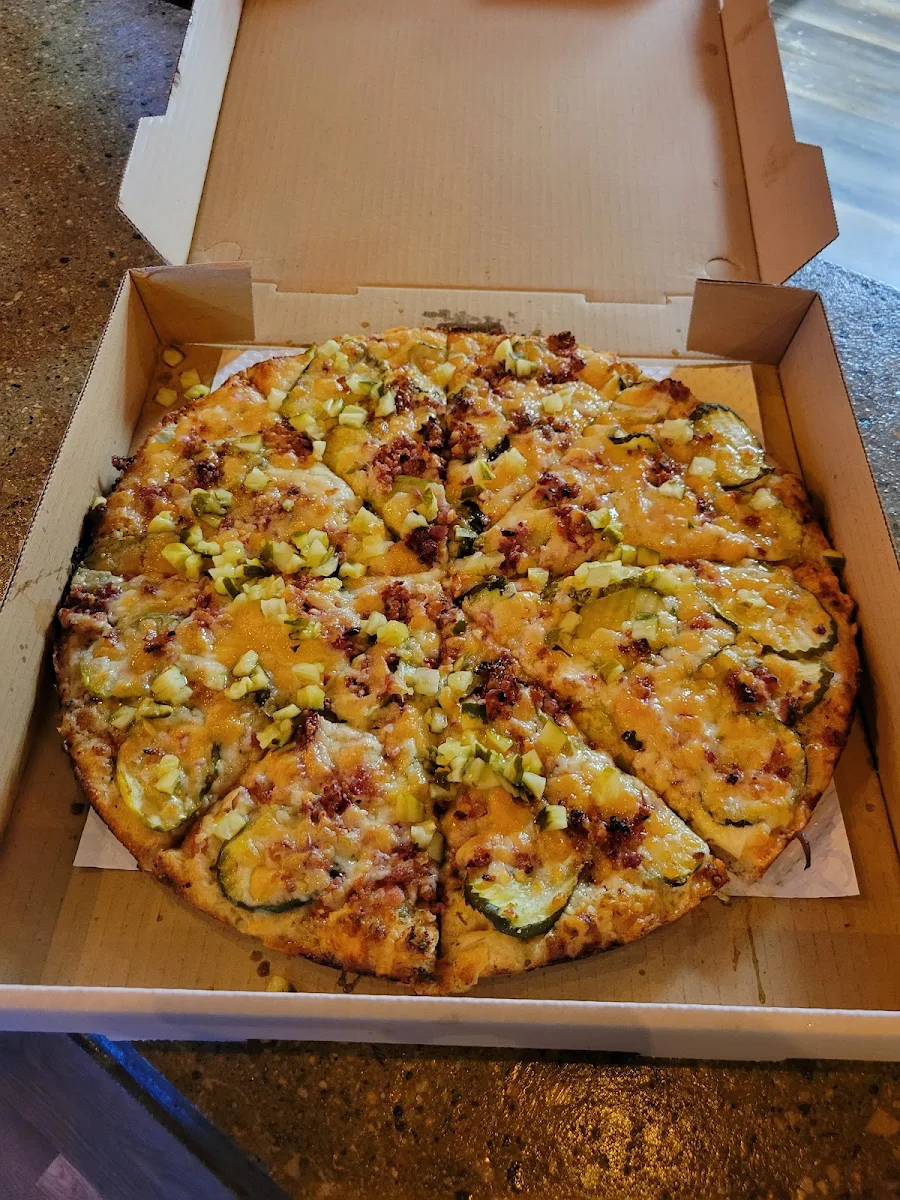 Bacon Pickle Pizza