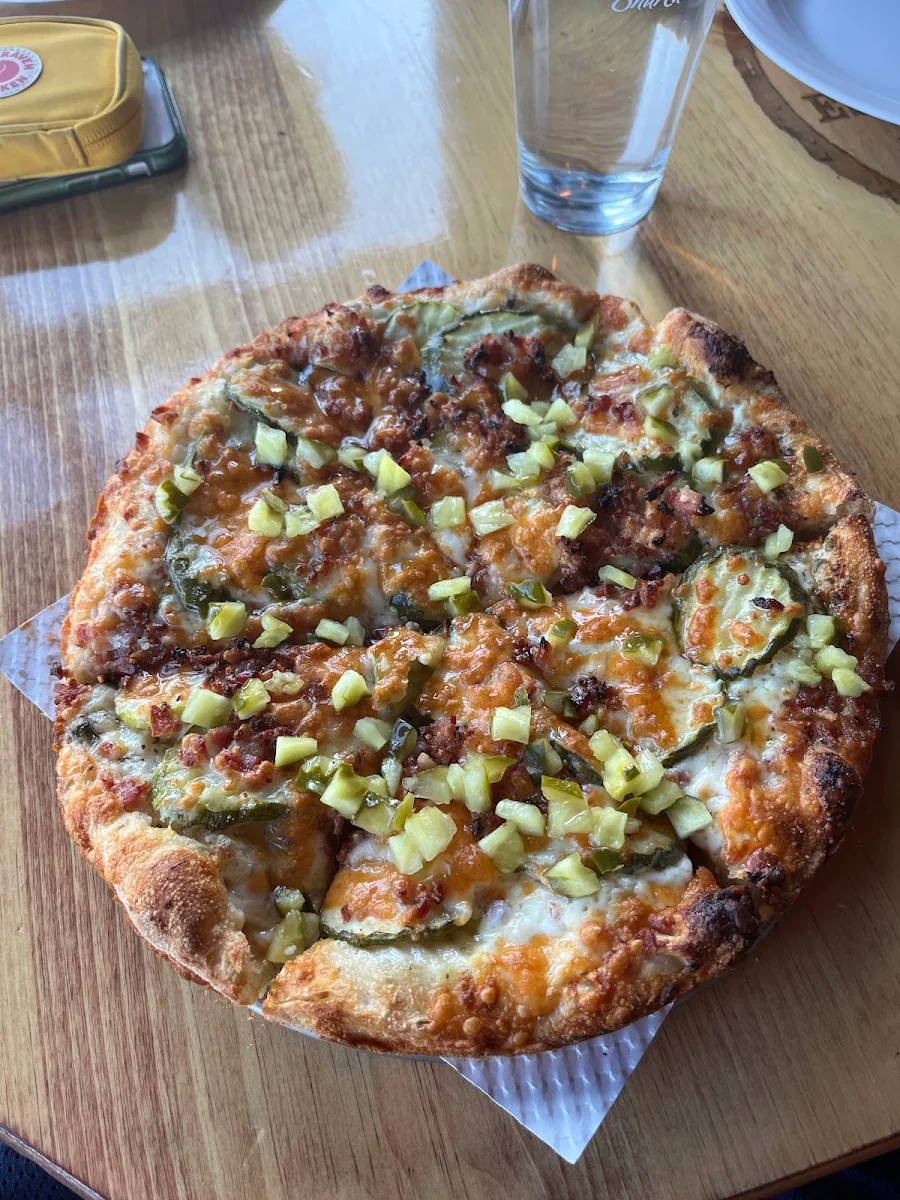 Dill Pickle & Bacon Pizza