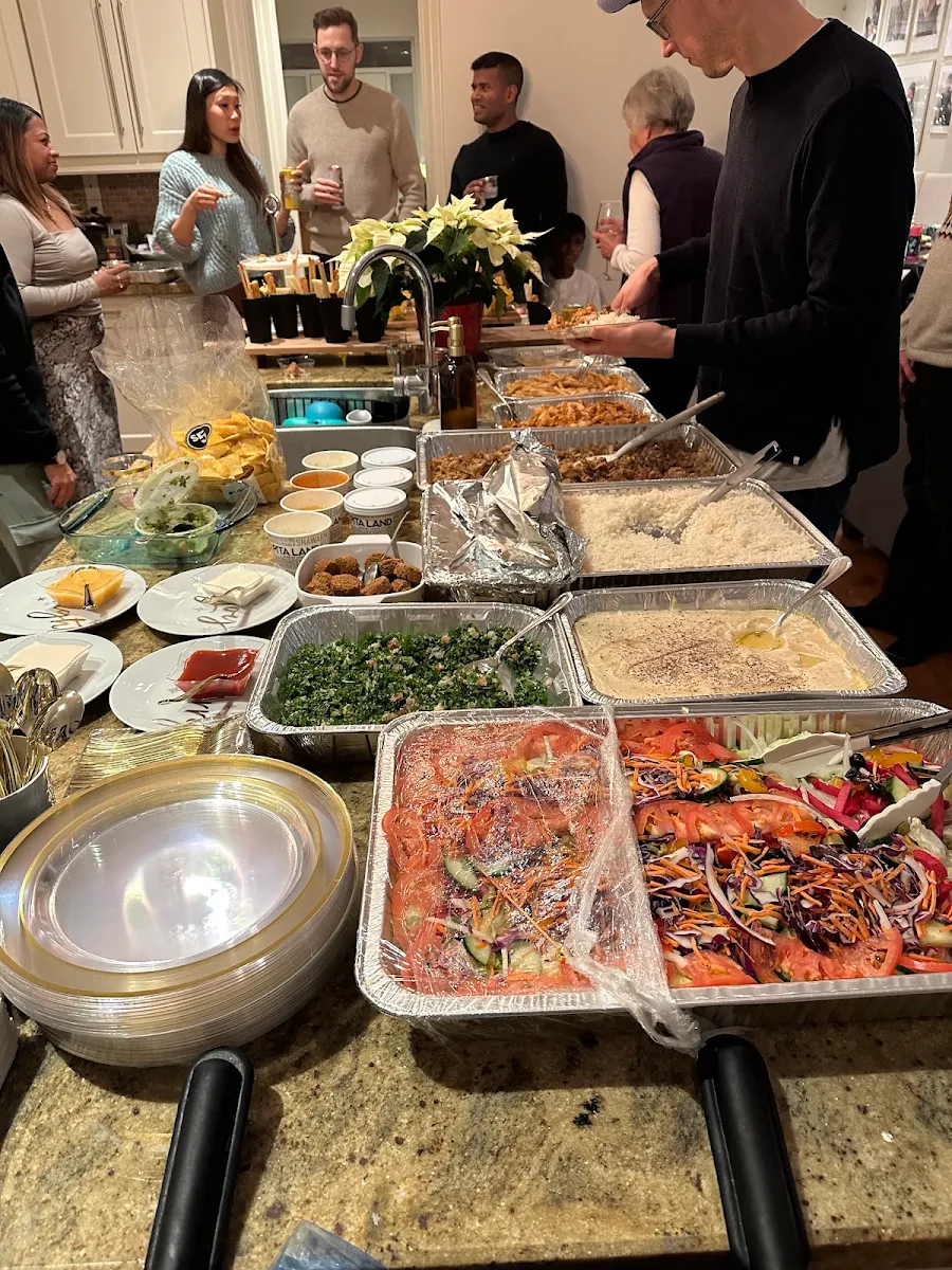 Chicken Shawarma Family Feast Catering Trays 4 People