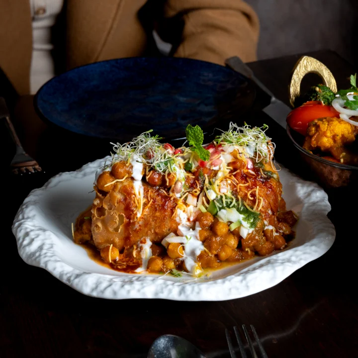 Ragda Samosa Chaat