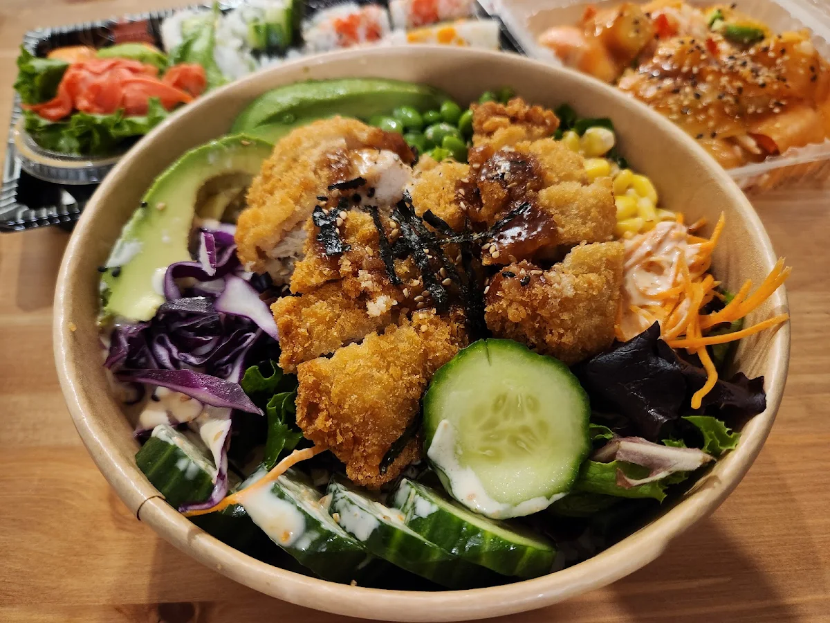 Bol Poké Au Poulet Frit Katsu