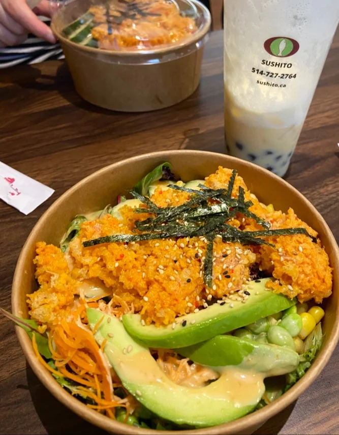 Spicy Salmon Poke Bowl