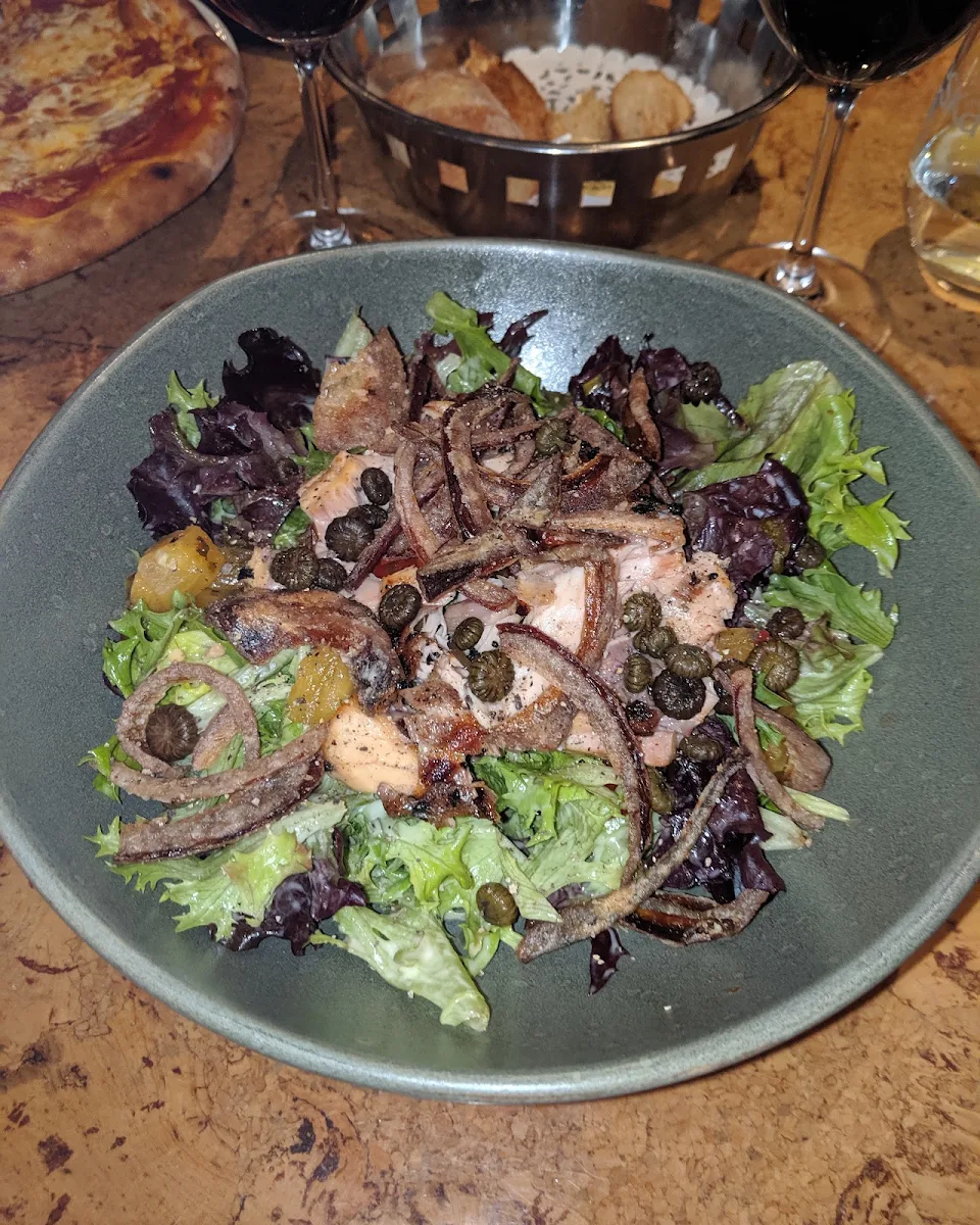 Salade Chaude Au Saumon Grillé